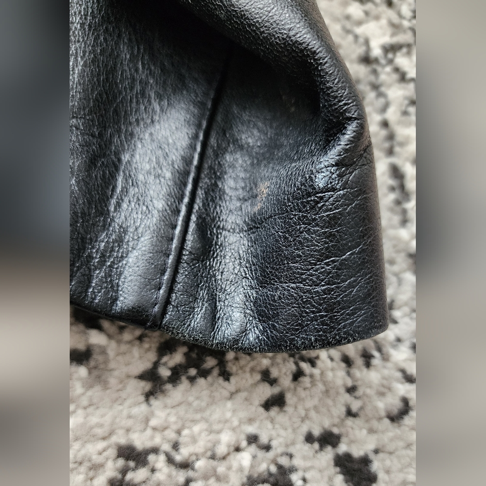 *SOLD* PELLE STUDIO Wilsons Black Leather Jacket Womens Size S - Picture 11 of 16